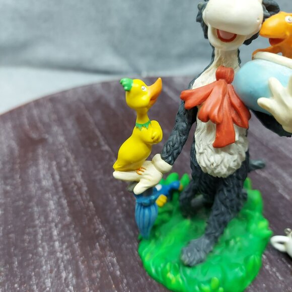 Dr. Seuss Cat In The Hat Figurine With Fish & Bird Accents - Picture 2 of 8